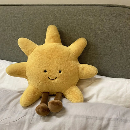 Smile Face Moon Sun Plushie