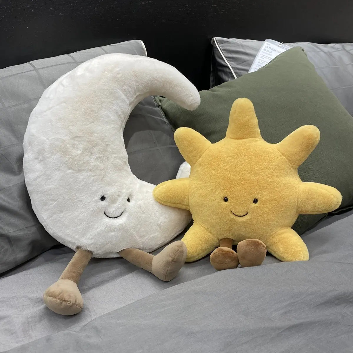 Smile Face Moon Sun Plushie